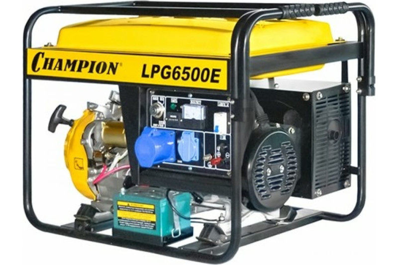 Генератор CHAMPION LPG6500E (бензин + газ)