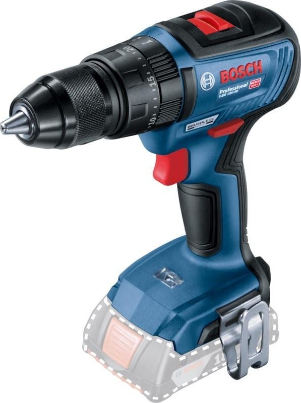 Дрель аккумуляторная ударная BOSCH GSB 18V-50 (без АКБ и ЗУ) 06019H5106
