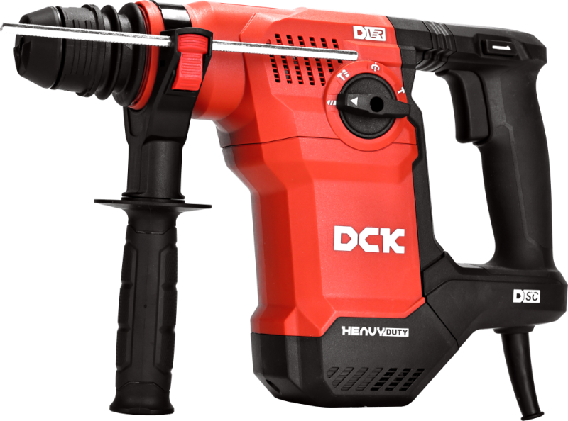 Перфоратор DCK KRH1200-30, SDS+, 1200Вт, 3.7Дж, 930уд/мин, 5300об/мин, сменный патрон