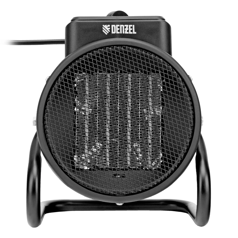 Тепловая пушка, керамический нагреватель (тепловентилятор) DHC 2-100, 230 В, 0.025/1/2 кВт Denzel