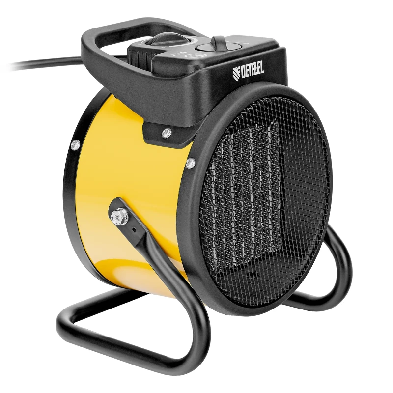 Тепловая пушка, керамический нагреватель (тепловентилятор) DHC 2-100, 230 В, 0.025/1/2 кВт Denzel