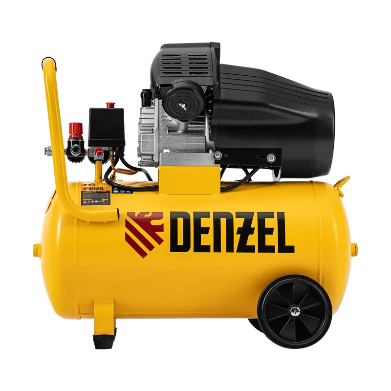 Компрессор воздушный прям. привод DCV1800/50, 1,8 кВт, 50 литров, 320 л/мин Denzel
