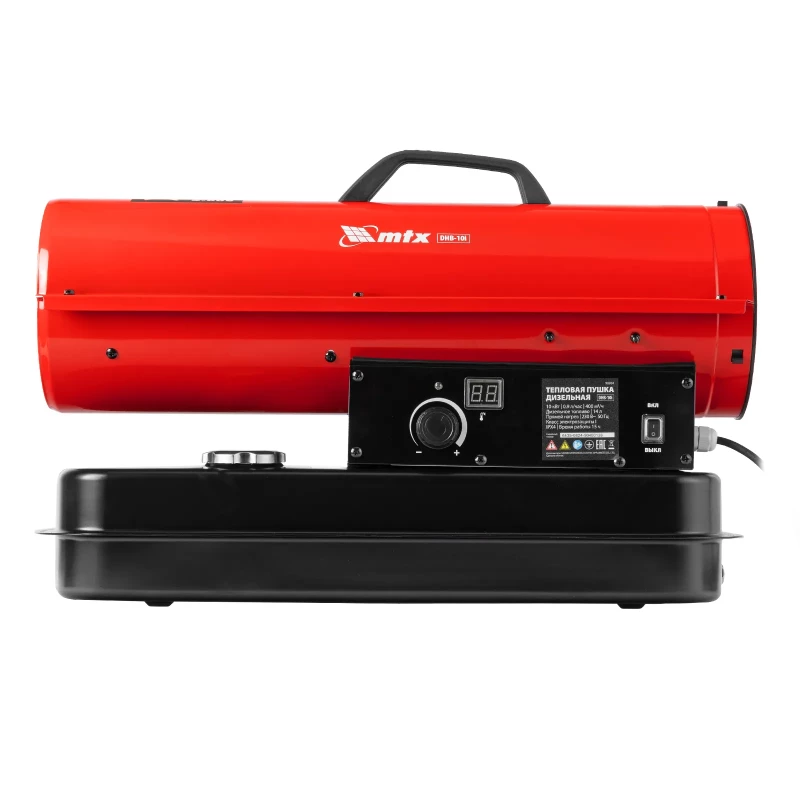 Дизельная тепловая пушка DHB-10i, 10 кВт, 400 м3/ч, прямой нагрев, термостат MTX