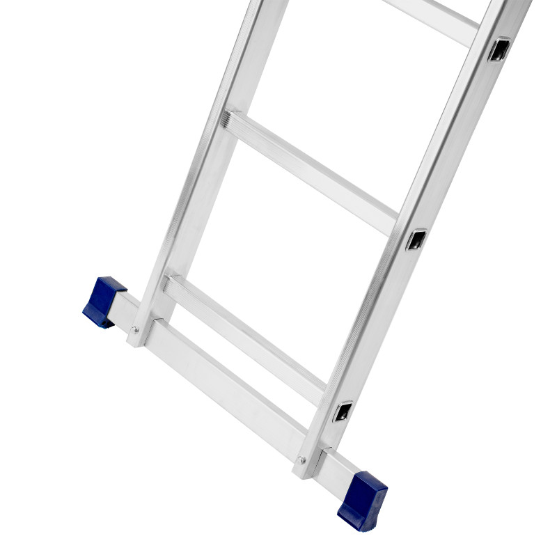 Лестница, 2 х 12 ступеней, алюминиевая, двухсекционная, Сибртех